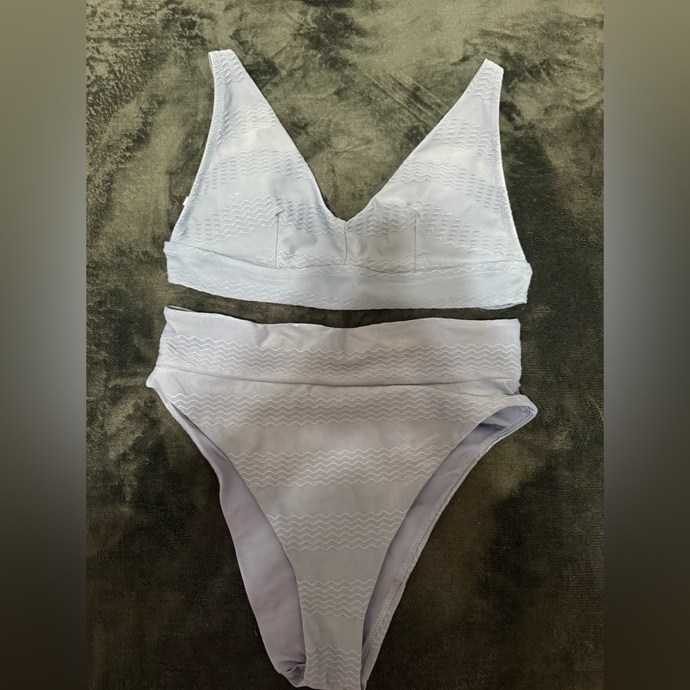 Aerie Navy Swimsuit set